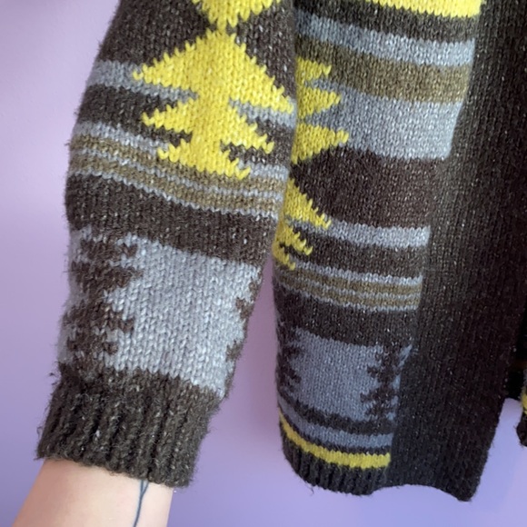 Press cardigan with wool size large - Picture 3 of 8